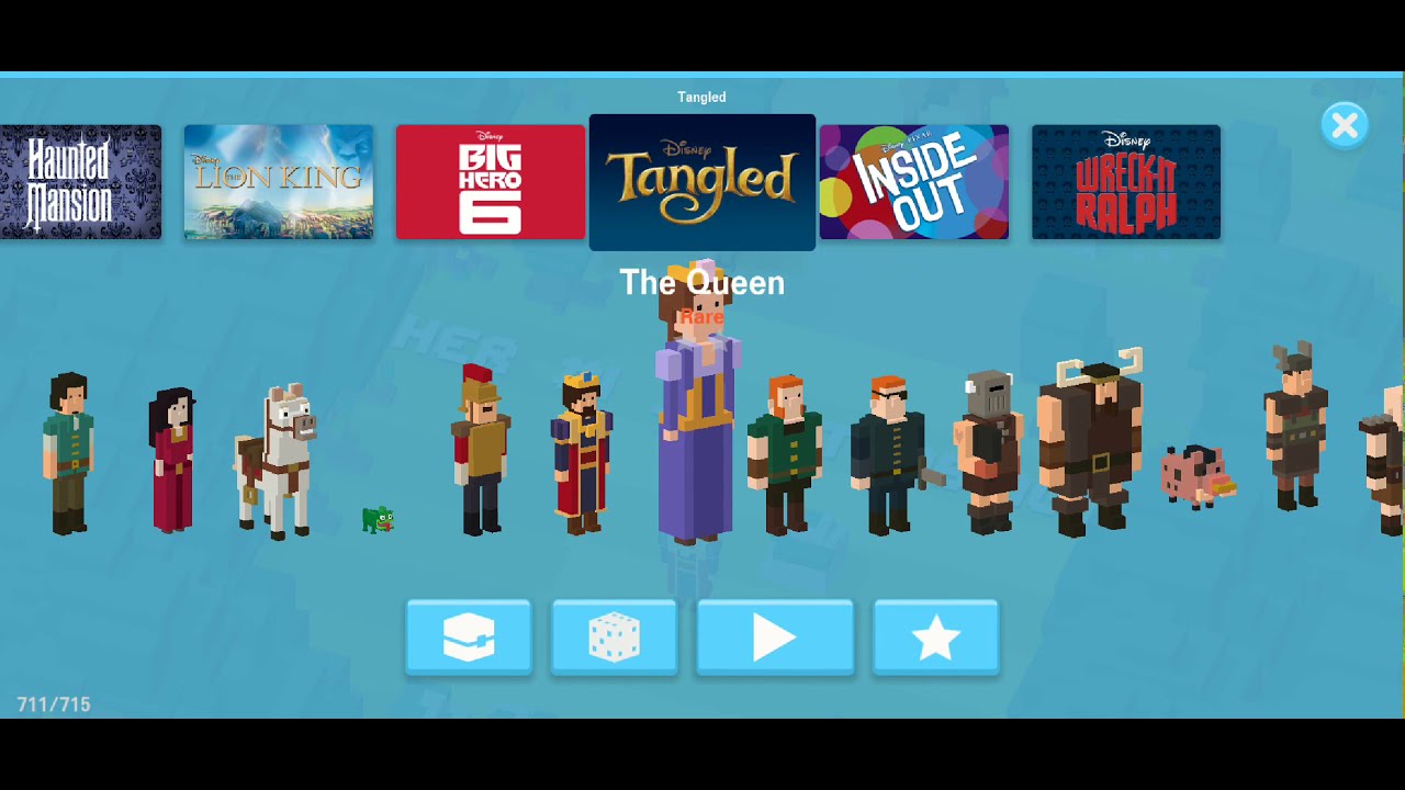 Disney Crossy Road #21 Tangled All Characters Gameplay