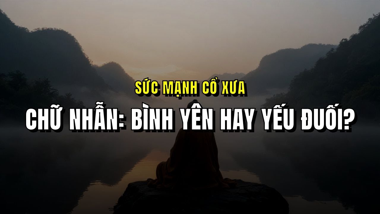 Gửi Những Tâm Hồn Mệt Mỏi: Chữ Nhẫn Của Người Xưa Có Còn Chữa Lành Chúng Ta?