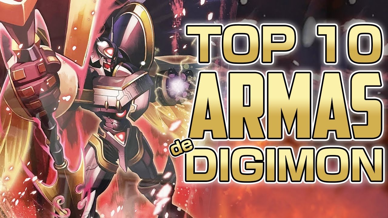 TOP 10 Armas MÁS PODEROSAS de DIGIMON