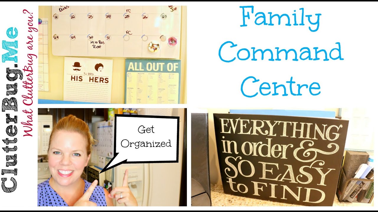 Family Command Centre - Back to School Organization