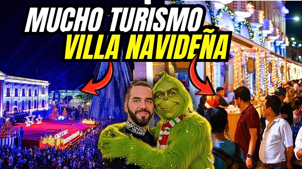ASI SE VIVEN las fiestas NAVIDEÑAS en el CENTRO HISTORICO| #villanavideña #elsalvador