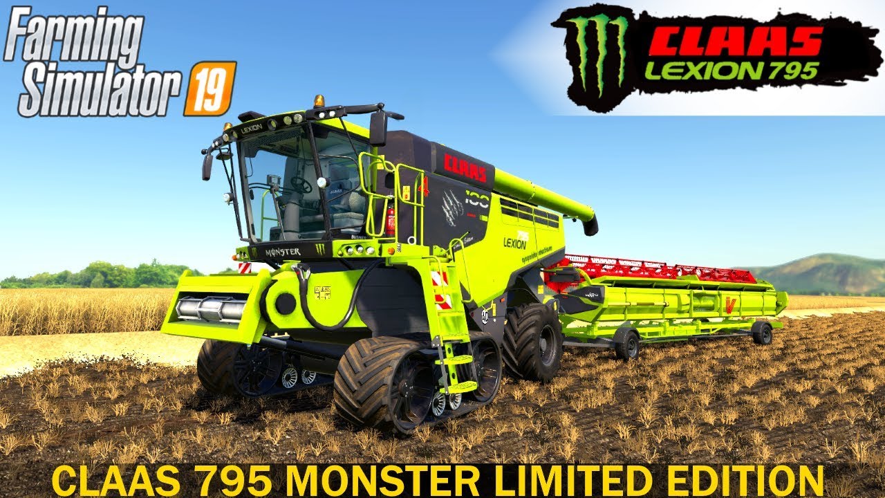 Farming Simulator 19 CLAAS LEXION 795 MONSTER LIMITED EDITION