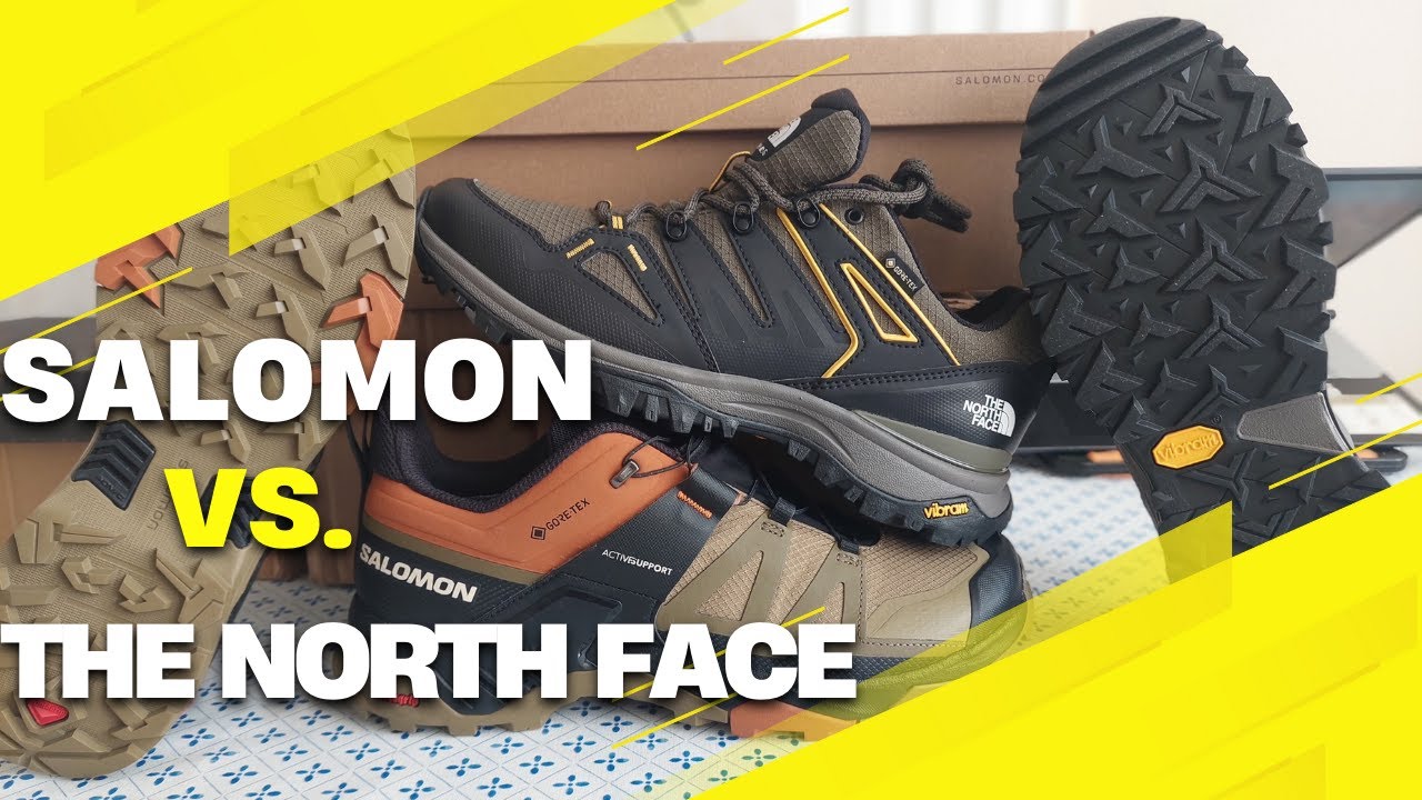 The North Face HEDGEHOG GORE-TEX  vs Salomon X ULTRA 04 GORE-TEX hiking yürüyüş ayakkabı incelemesi