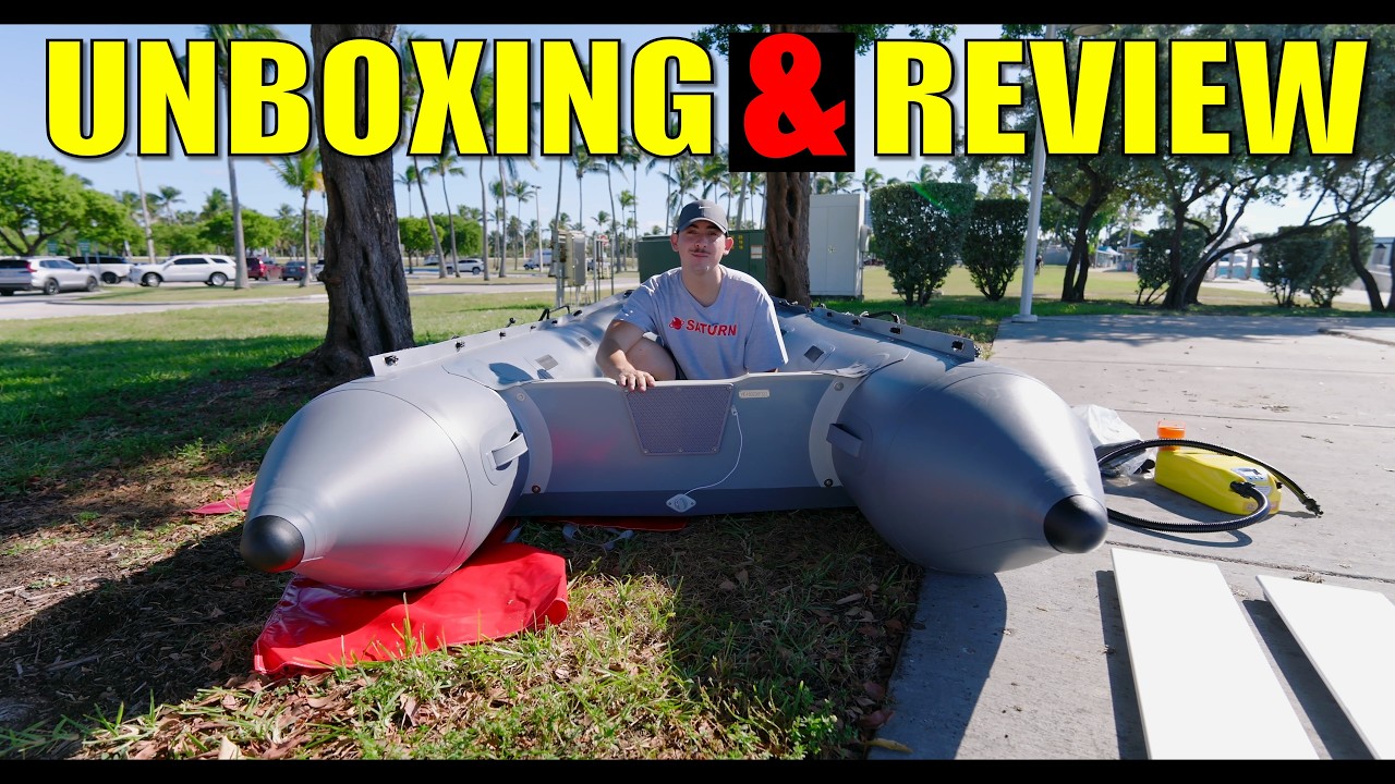 Unboxing Saturn SD365 12' Heavy Duty Inflatable Boat | Full Review & Setup