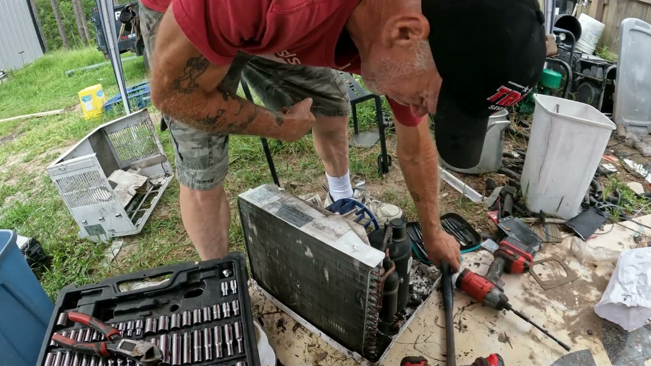 Scrapping a Small Window Unit Air Conditioner