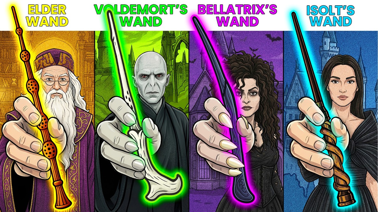 All 15 Special & FORBIDDEN Wands in Harry Potter EXPLAINED in Detail