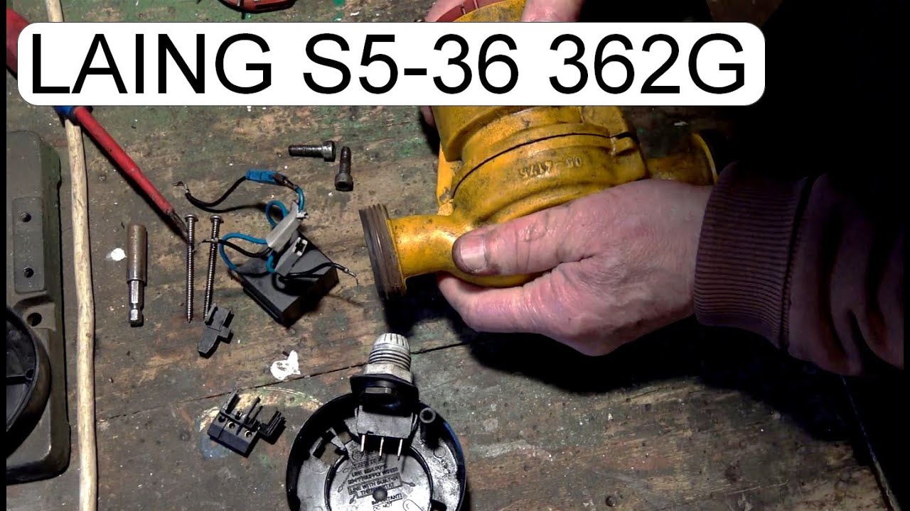 DISASSEMBLE CIRCULATING PUMP LAING S5 36 362G 230V