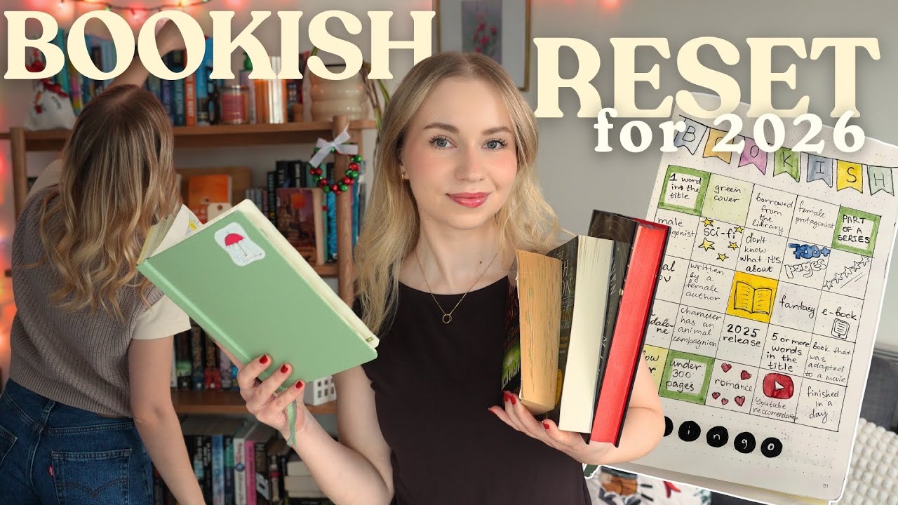 КНИЖНАЯ ПЕРЕЗАГРУЗКА К НОВОМУ ГОДУ 📚 Планы чтения на 2026 год, статистика чтения, список книг для...