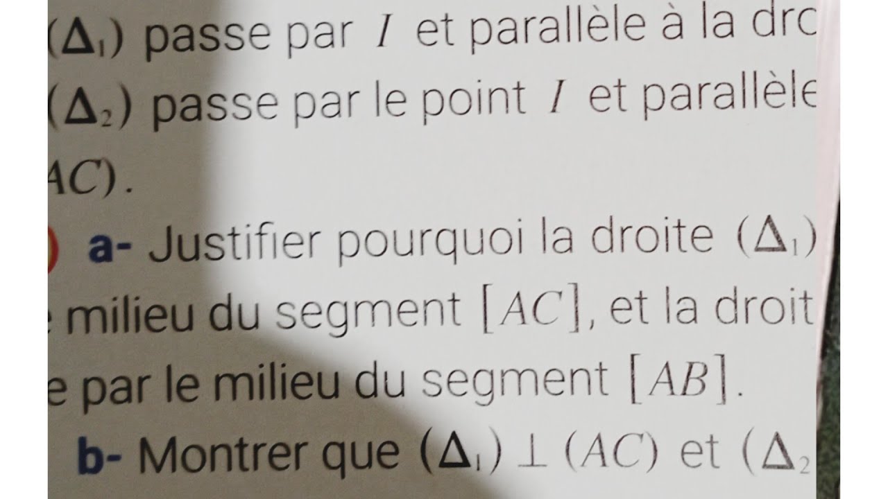 exercice d' application
