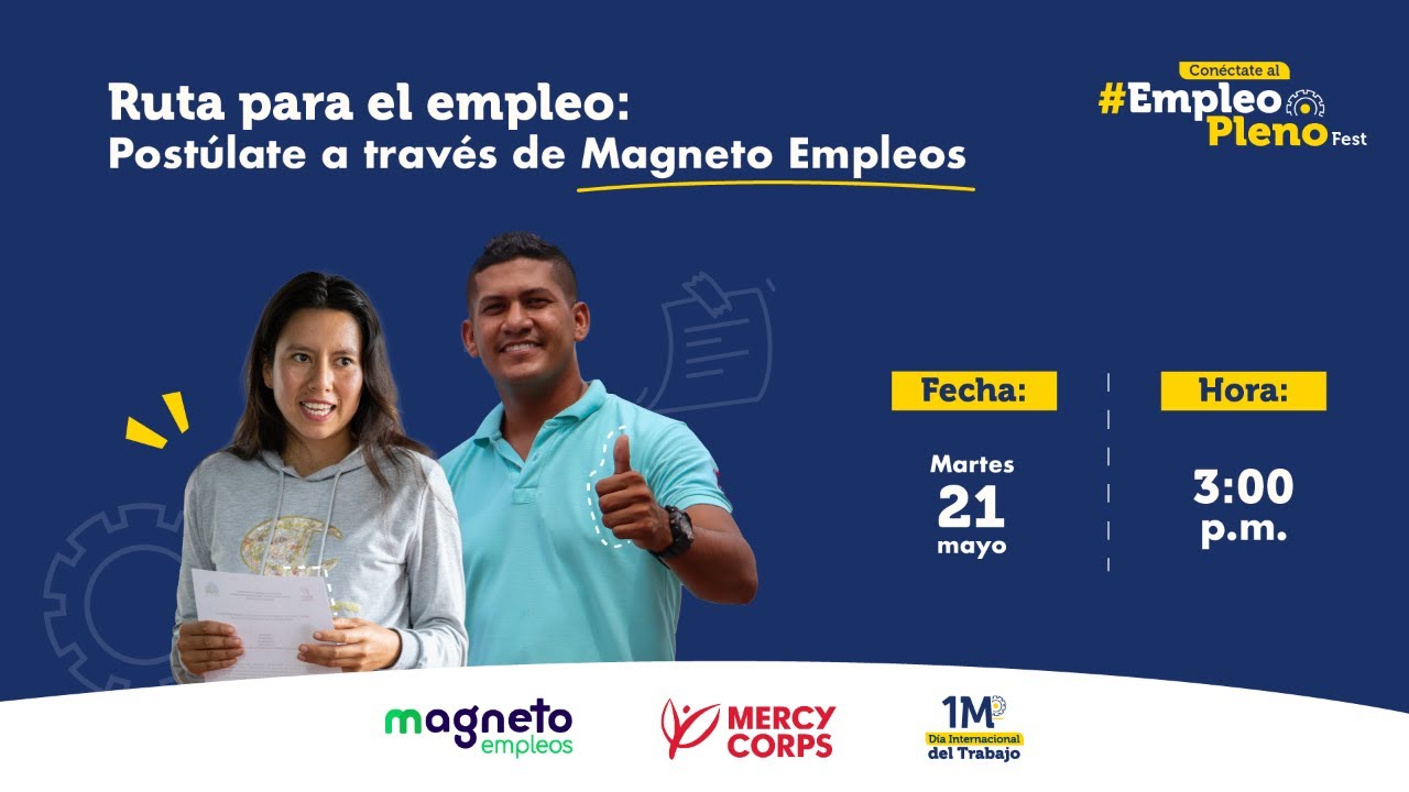 Ruta para el empleo: postúlate a través de Magneto Empleo