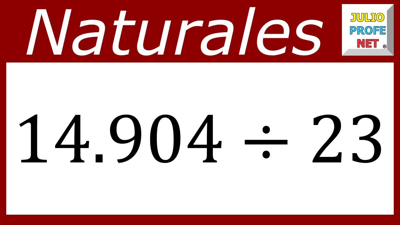 División por dos cifras | Ej. 1 #julioprofe