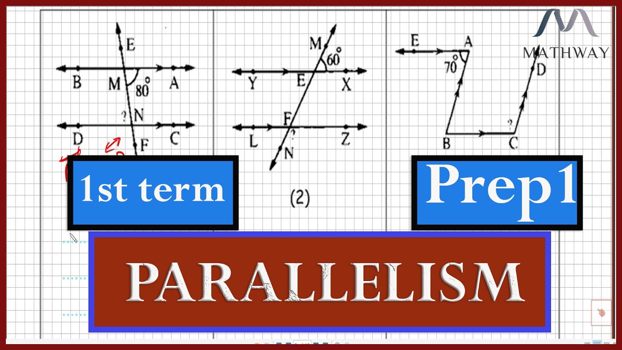 parallelism ♦️ Prep1 ♦️ 1st term ♦️ Geometry