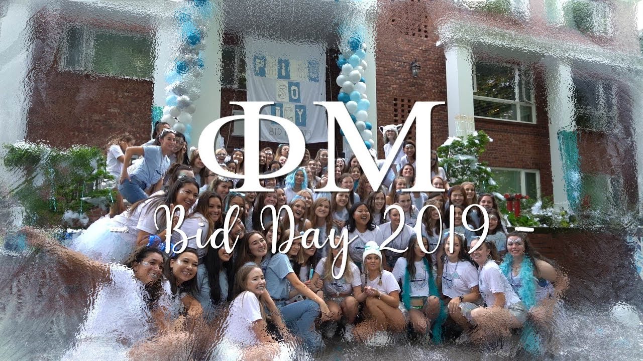 UW Phi Mu Bid Day 2019