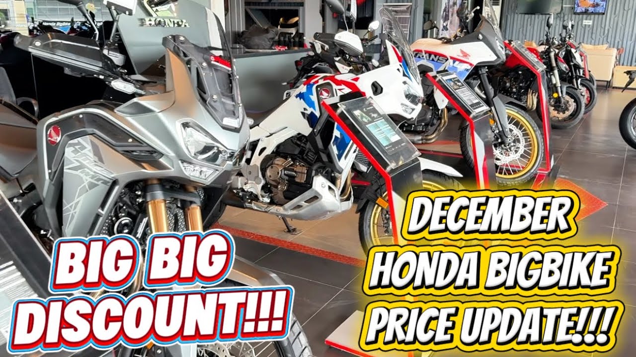 Обновление цен на Honda Bigbike за декабрь! Все модели в наличии! Лангга Гейл