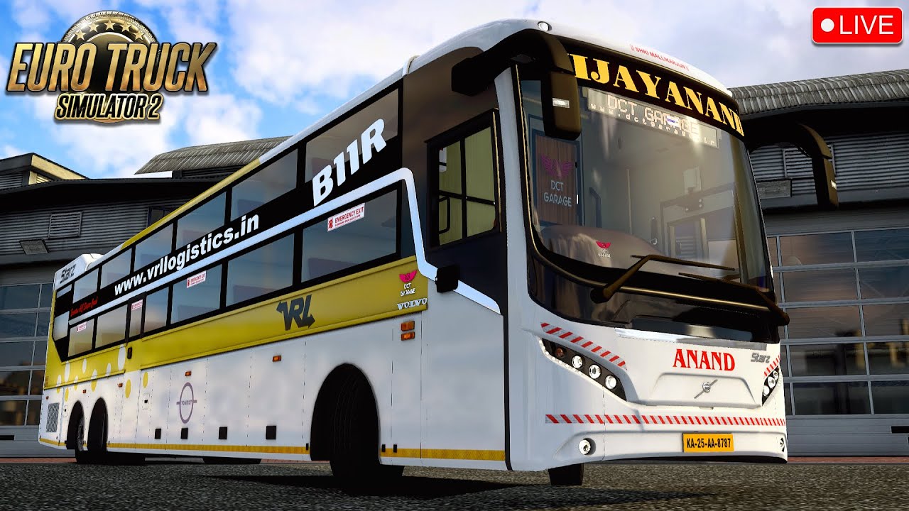 Driving Indian Volvo MG Starz Sleeper Bus with Vadapav Gang | ETS2 LIVE