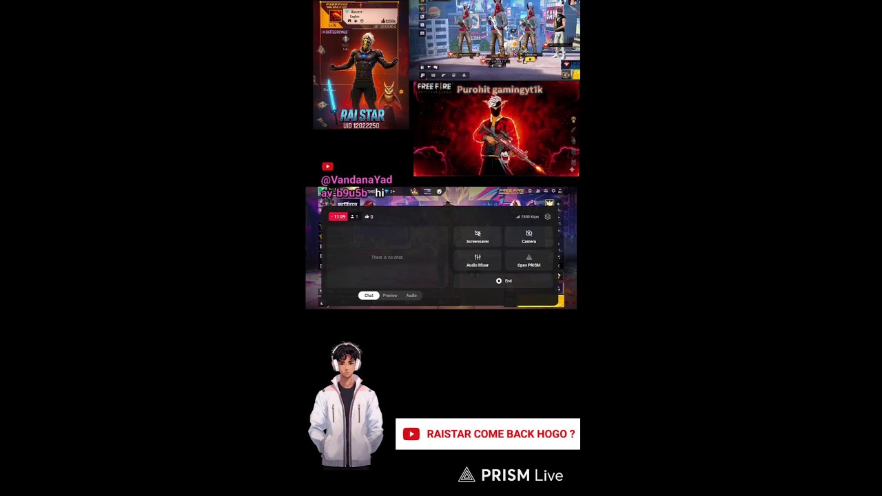 FREE FIRE 🔥 YOUTUBE LIVE STREAM GAMER #LIVE #FRREFIRE