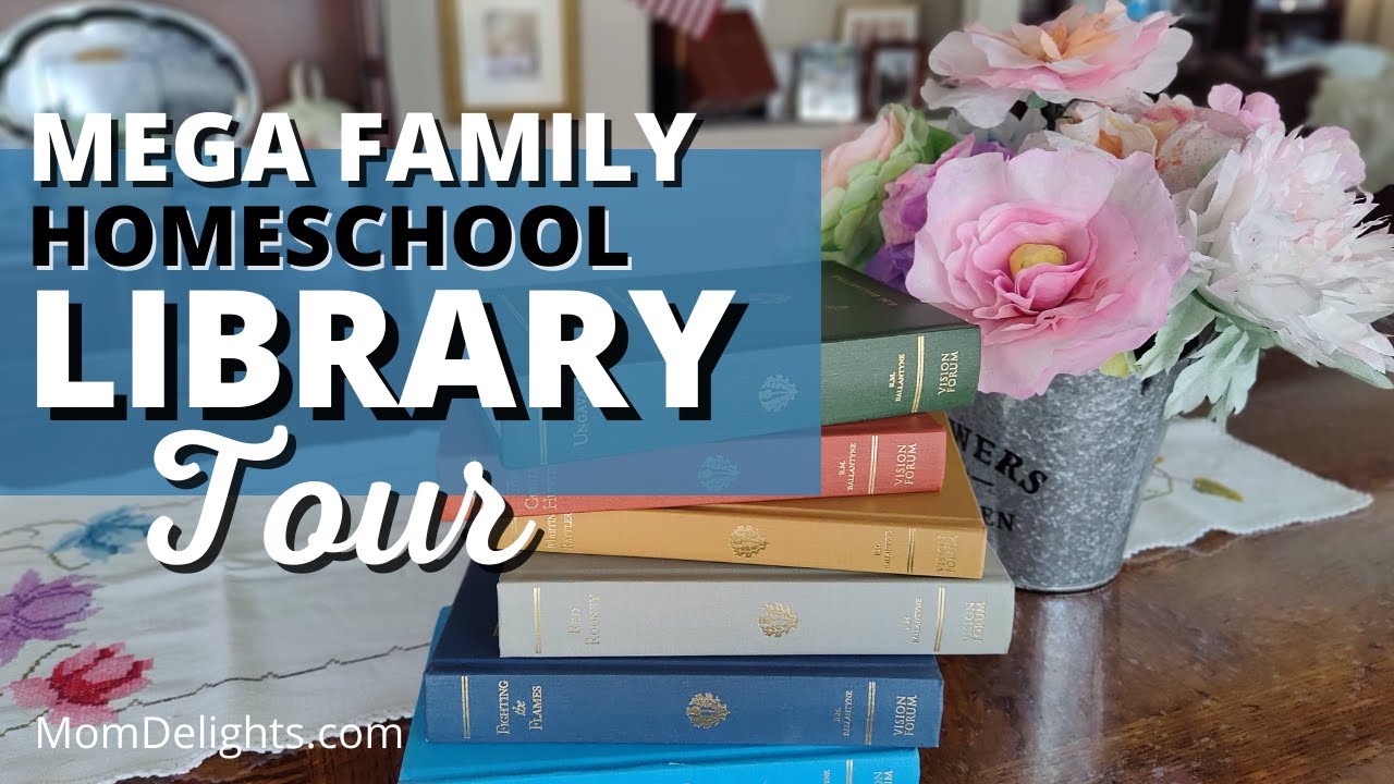 Tour of Our Mega Family Homeschool Library