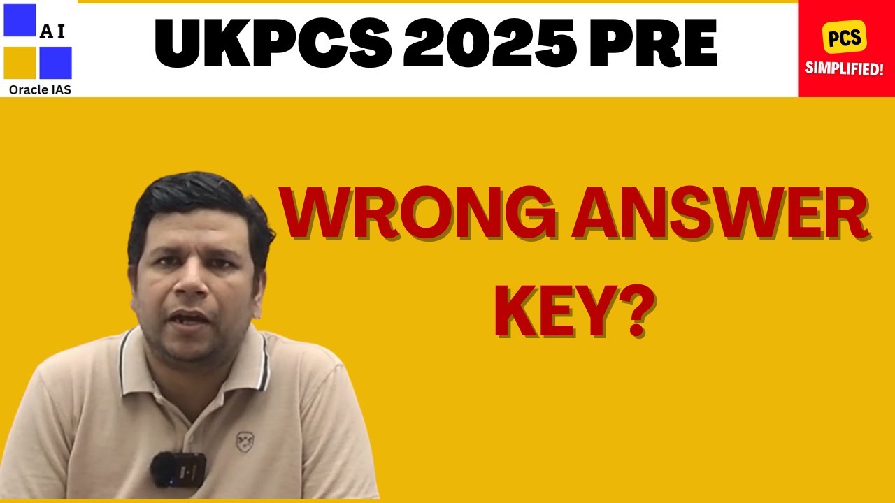 UKPCS 2025 Answer key : doubtful questions with sources.
