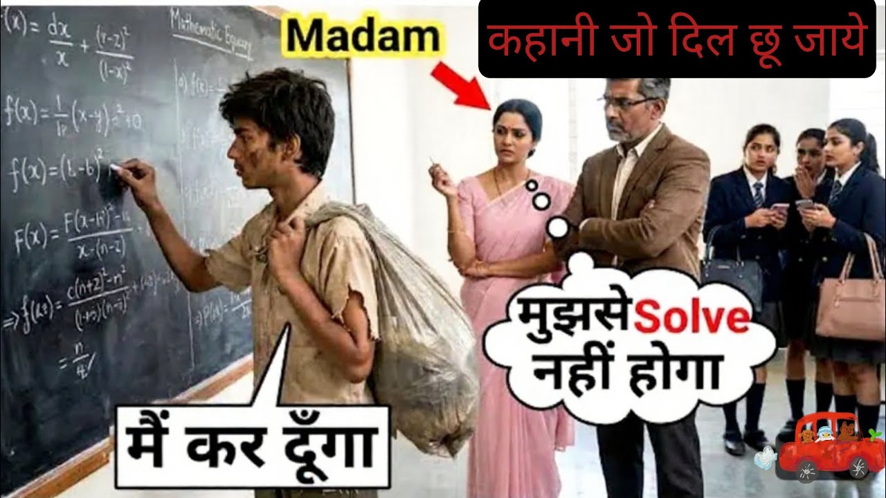 “कूड़ा बीनने वाला गरीब बच्चा निकला मैथ्स का जीनियस… पूरा स्कूल दंग रह गया”baba story