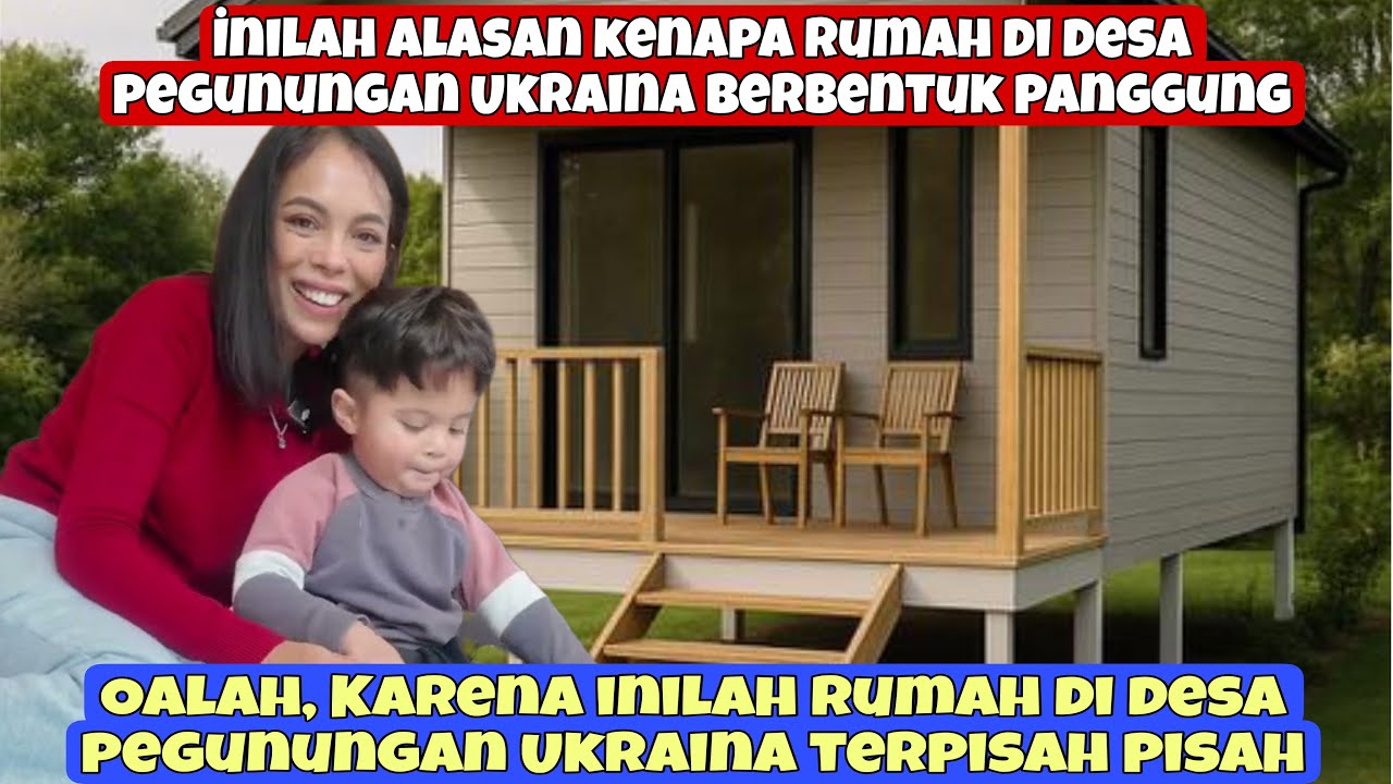 KENAPA RUMAH2 DI DESA PEGUNUNGAN UKRAINA BERBENTUK PANGGUNG DAN TERPISAH PISAH 