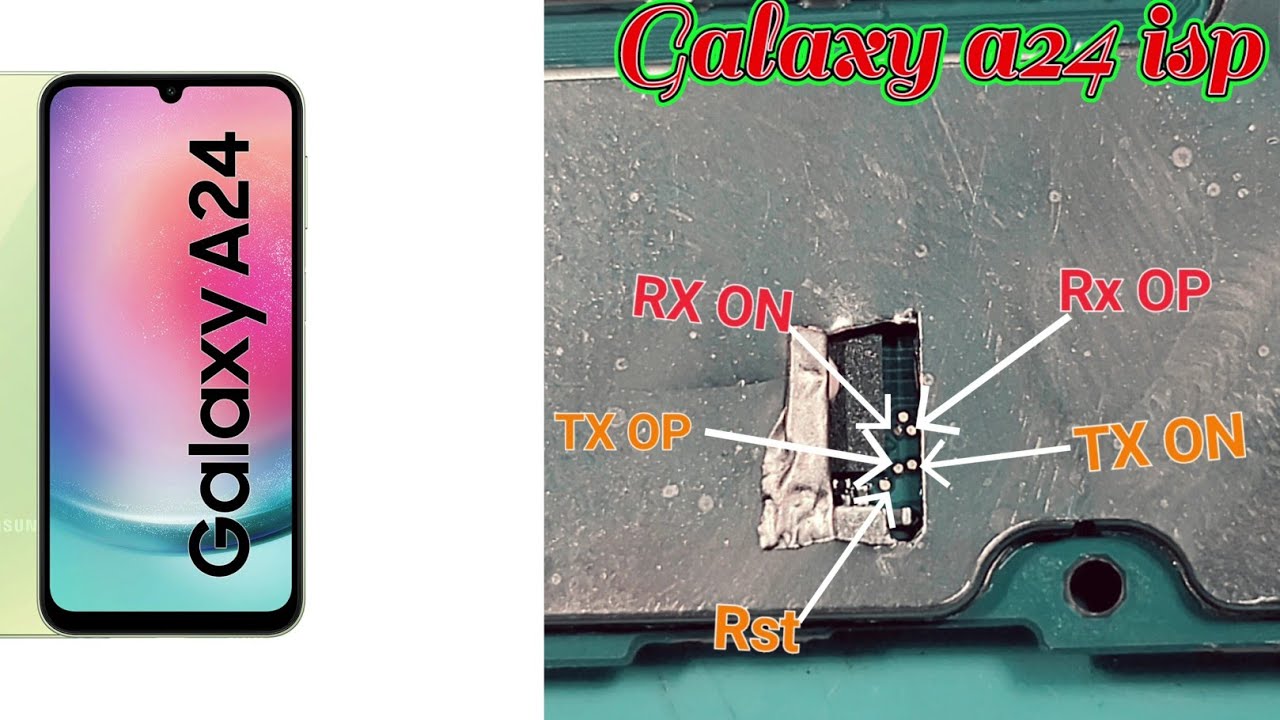Samsung galaxy A24/A245f Frp isp with EasyJtag