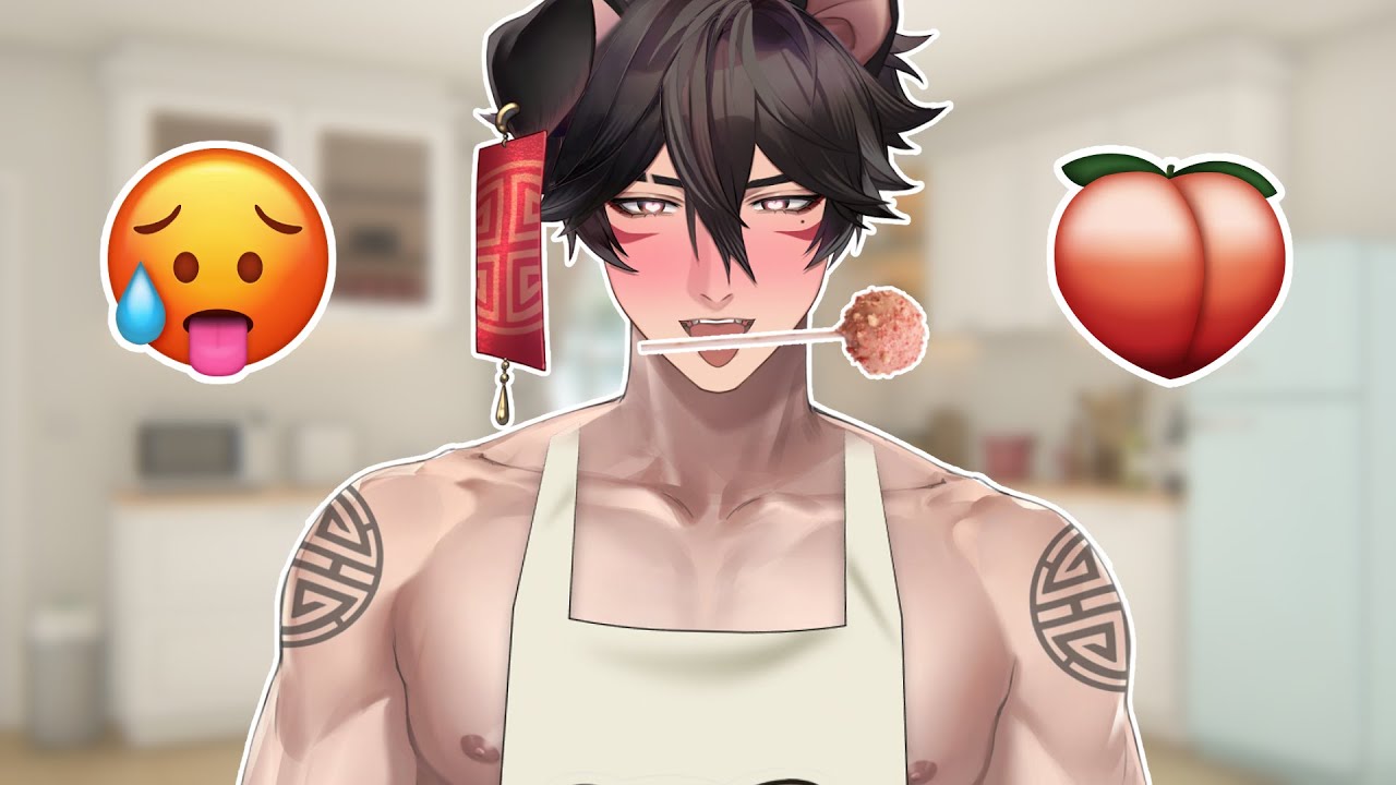 Hot Male Vtuber Pops Some Cake