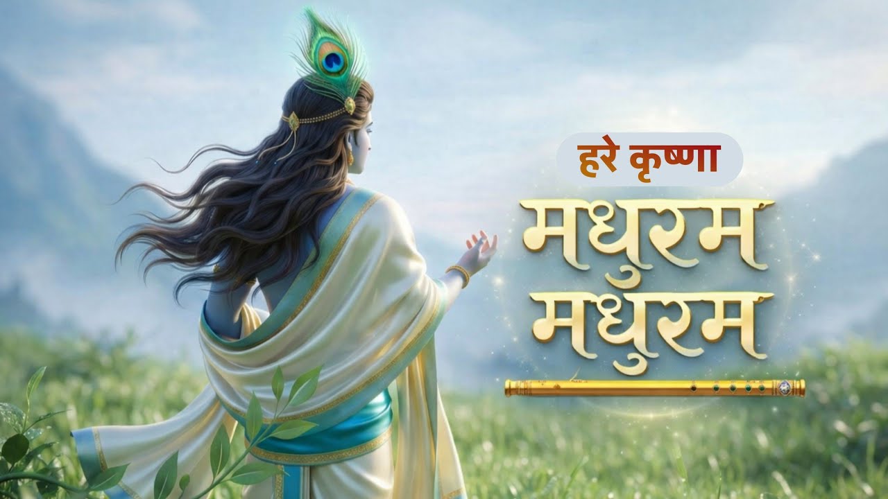 मधुर व शांत कृष्ण भजन । अधरं मधुरम् | हरे कृष्ण मंत्र