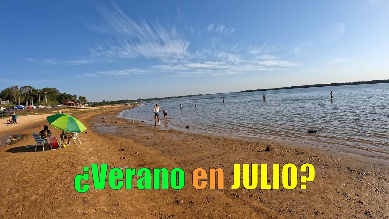 ¿Verano en julio? Locura total en Ituzaingó, Corrientes