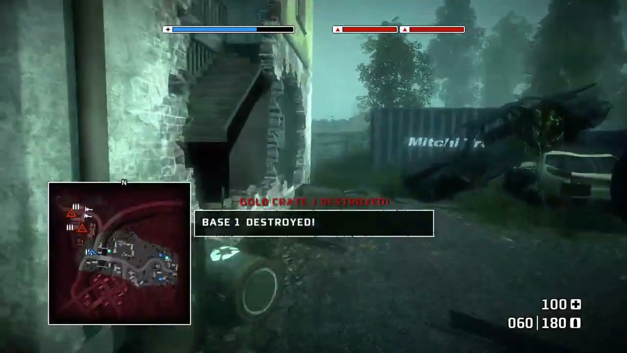 Battlefield Bad Company | Over and Out Gold Rush | Xbox One Online Multiplayer Gameplay