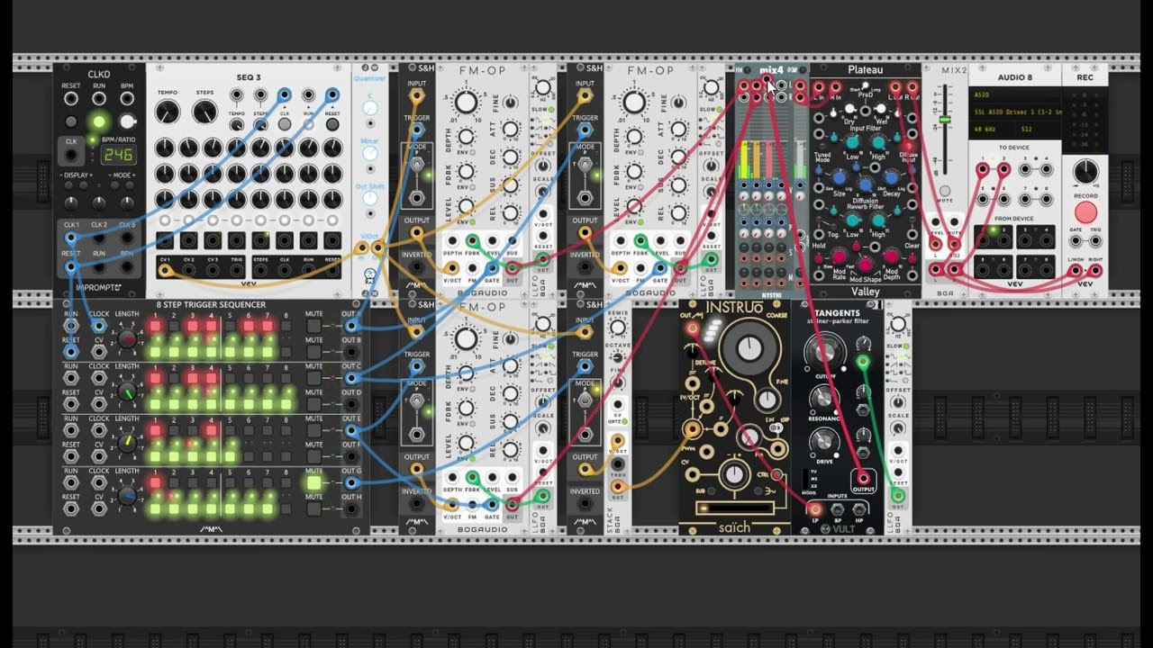 Improvisation No. 5 - VCV Rack (variations in SEQ3 with Sample and Hold Module)
