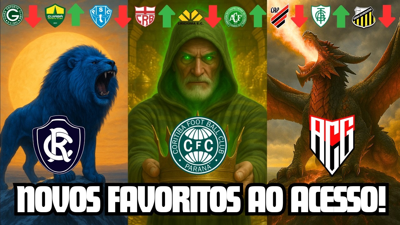 VEJA OS NOVOS TIMES FAVORITOS AO ACESSO NA SÉRIE B!
