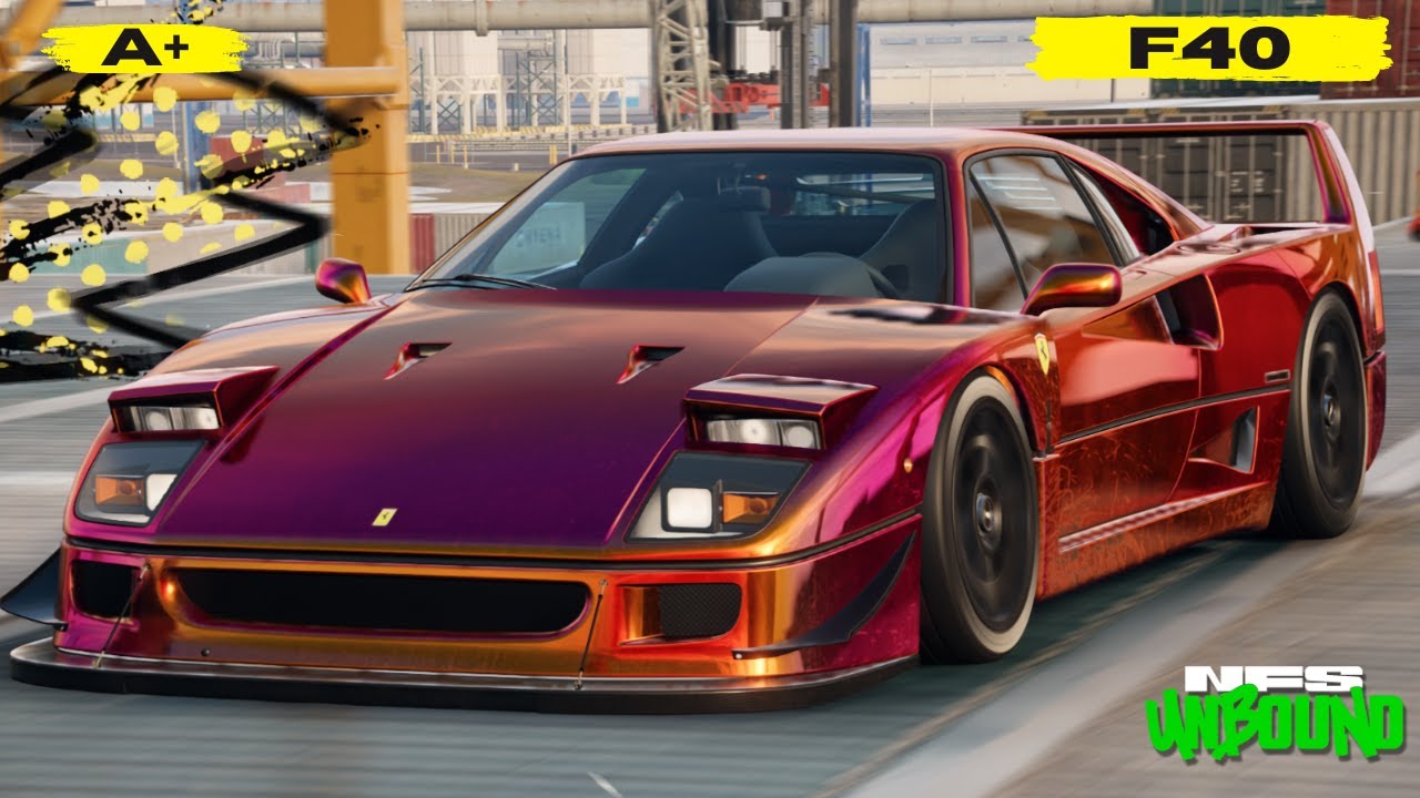 Ferrari F40 1987 Build (A+ Tier) | NFS Unbound Vol.9