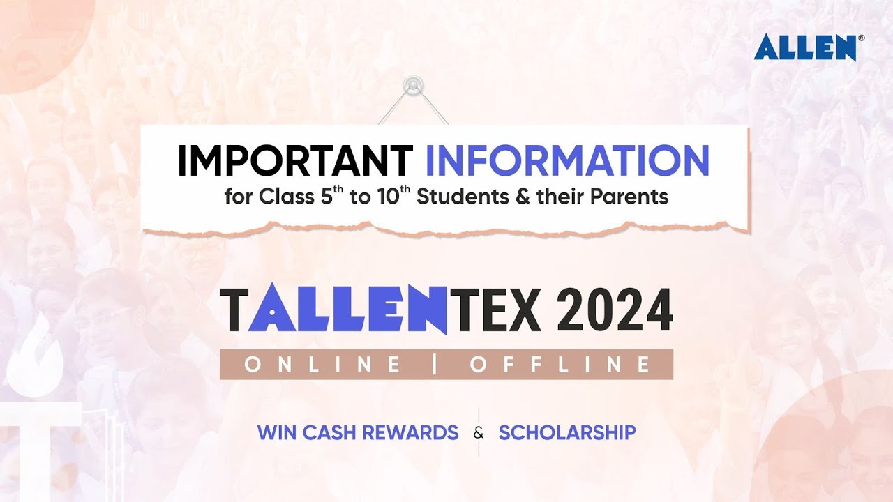 🏆 Don't Miss The Chance | Win up to 90% Scholarship and Cash Rewards with TALLENTEX 2024