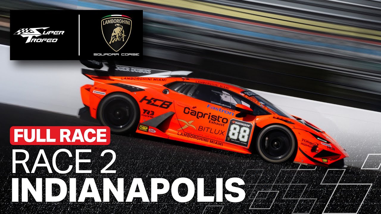 2025 Lamborghini Super Trofeo at Indianapolis Motor Speedway  Race 2 | Indianapolis, IN