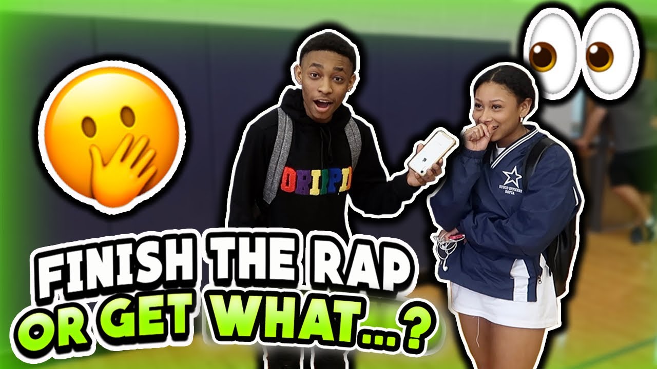 Finish The Rap Or Get Punished | Highschool Edition | Public Interview