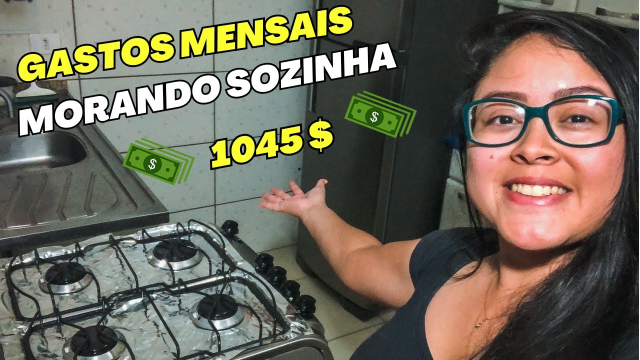 COMO MORAR SOZINHA GANHANDO POUCO l  gastos mensais e dicas para nao passar aperto