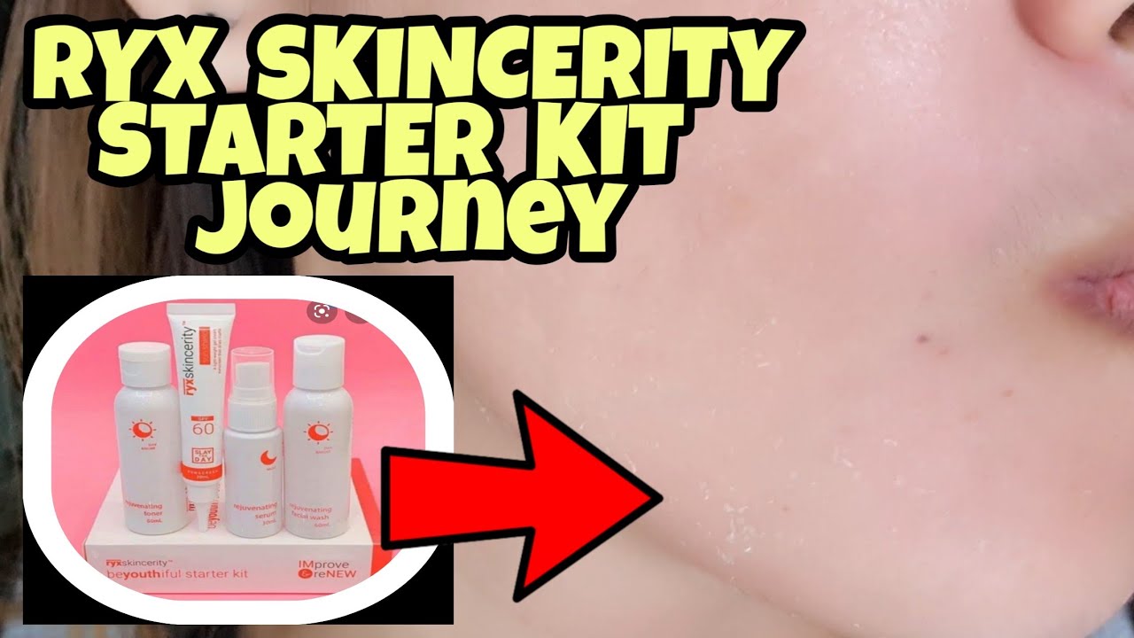 RYX SKINCERITY STARTER KIT REVIEW WITH ACTUAL VIDEO CLIP