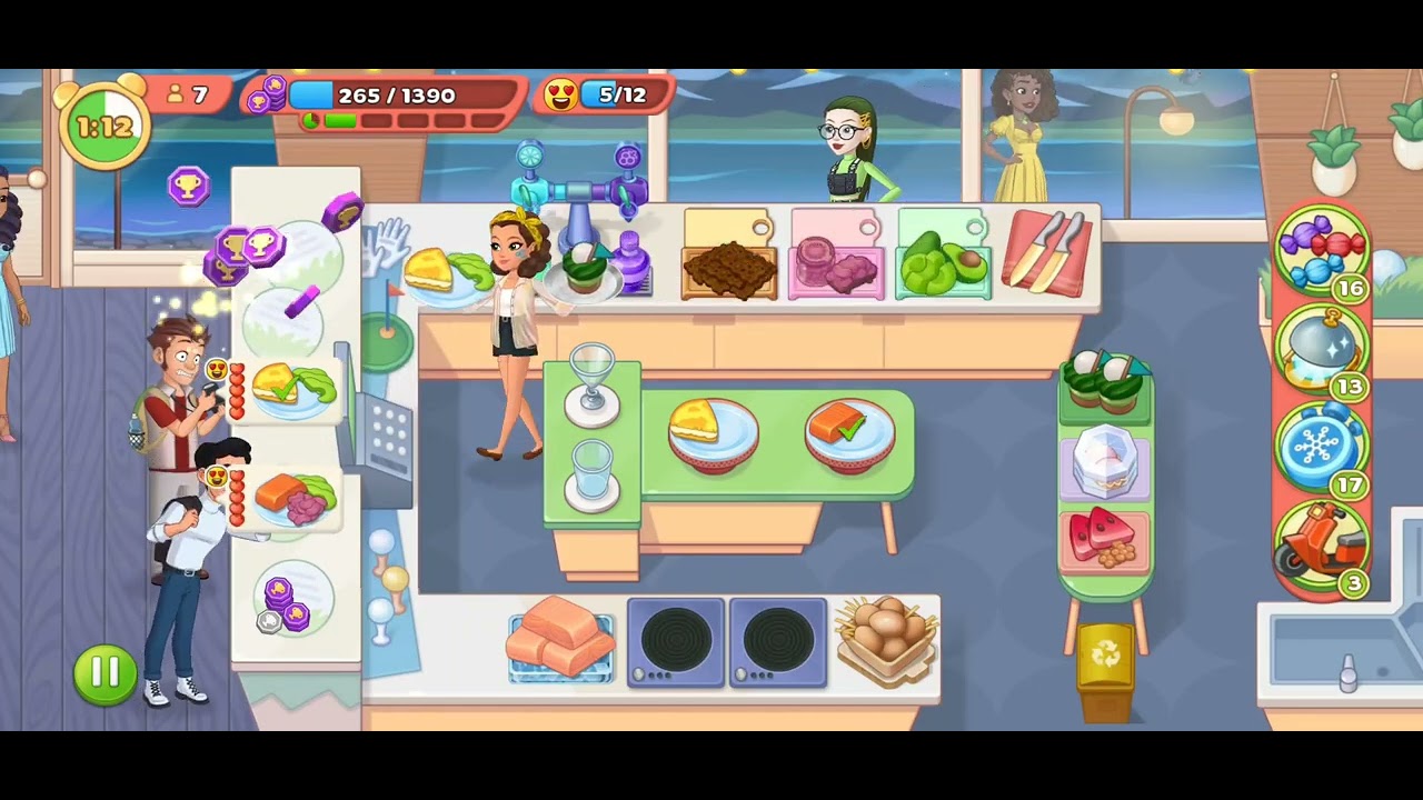 #cookingdiary : #Difficult #Level 72 at Golfer's Lunch (Curse of the Ball) w/ Jenniekim #cookinggame