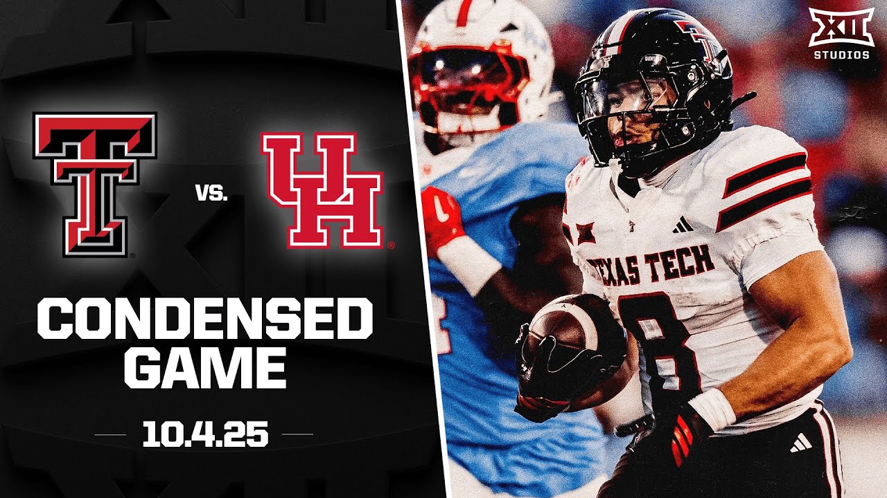 #11 Texas Tech vs. Houston Condensed Game | 2025 Big 12 Football