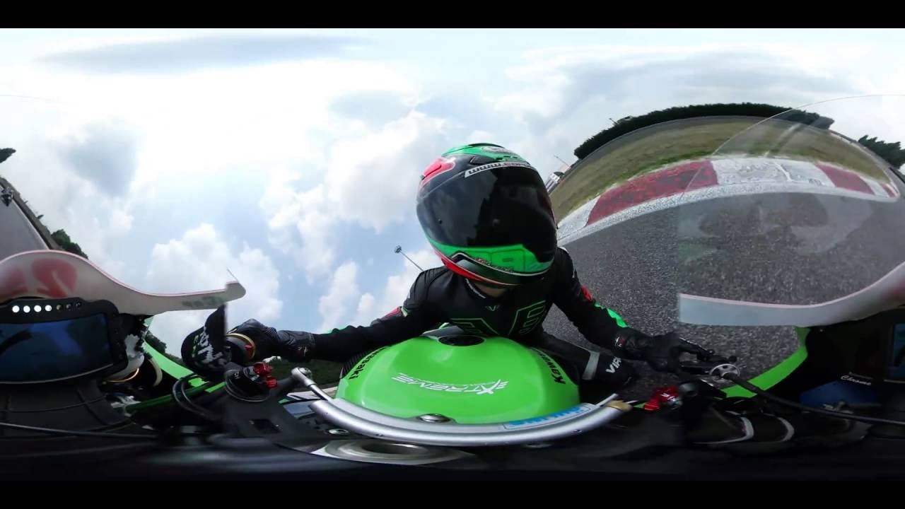 Kawasaki Xtreme Motorcycle race in VR 360° - part 2