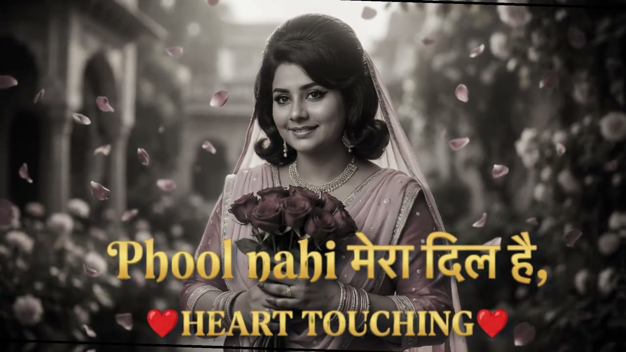 Phool Nahi Mera Dil Hai | Old Hindi Romantic Song | Heart Touching 60s-70s Vibe Love Song