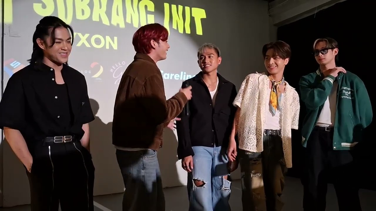 Q and A at #VXON #VXON_shtsobranginit#shtsobranginit music video launch