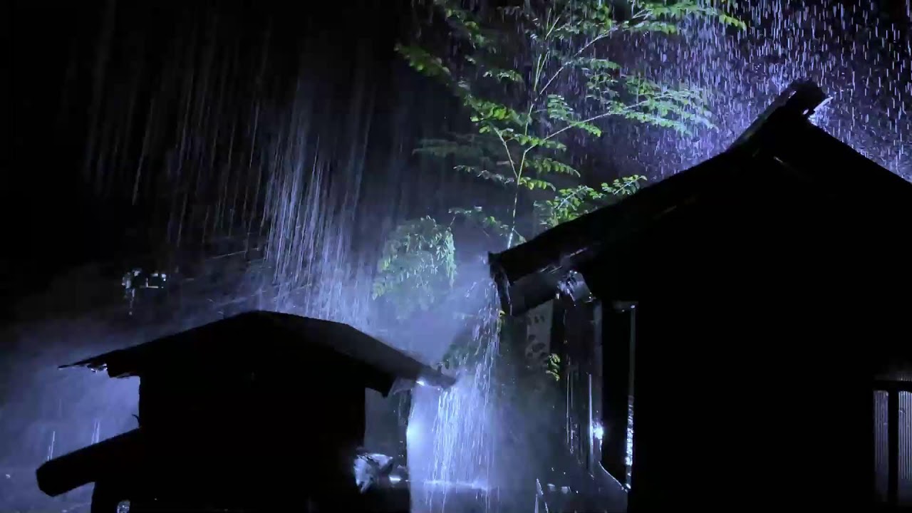 Powerful Thunder & Very Heavy Rain on Tin Roof for Deep Sleep and Relaxation