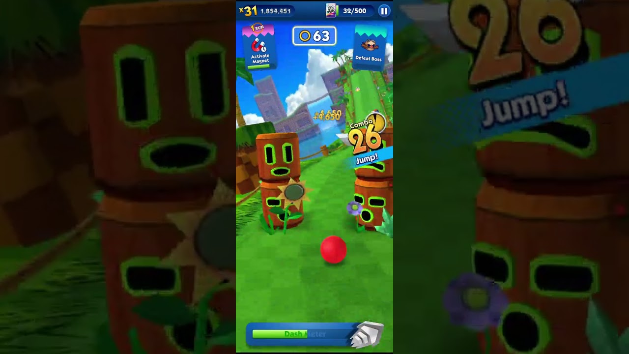 Sonic Dash (Reindeer Knuckles) Gameplay. (300 sub special). 