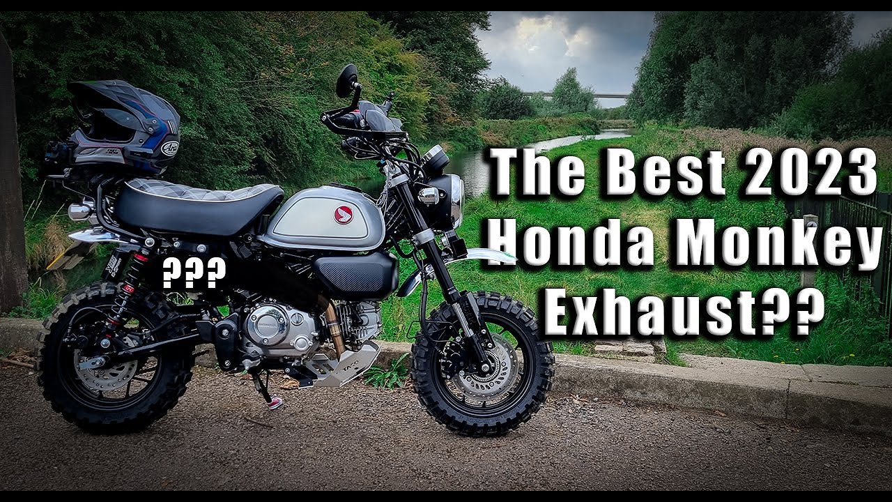 Это самый удобный выхлоп Honda Monkey?! Honda Monkey 125 2023 года