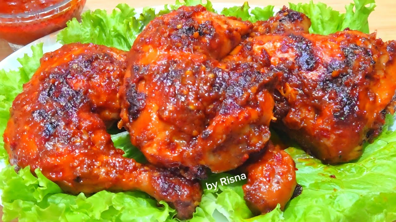 GAK HARUS DIKECAPI Ayam Bakar Pedas Manis Gurih Segar Bumbu Melimpah Enak Banget
