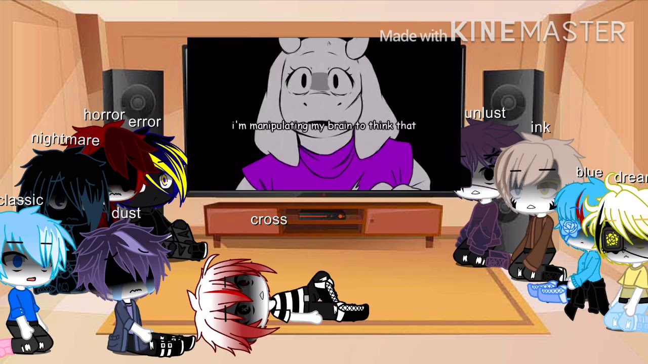 Sans AUs react to hurting for a very hurtful pain