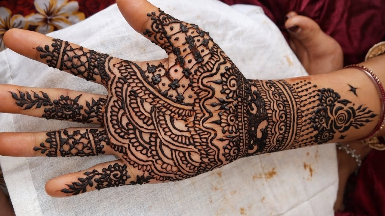 Simple bridal mehendi ❤️‍🔥new design 💗 mehendi like 👍 subscribe 