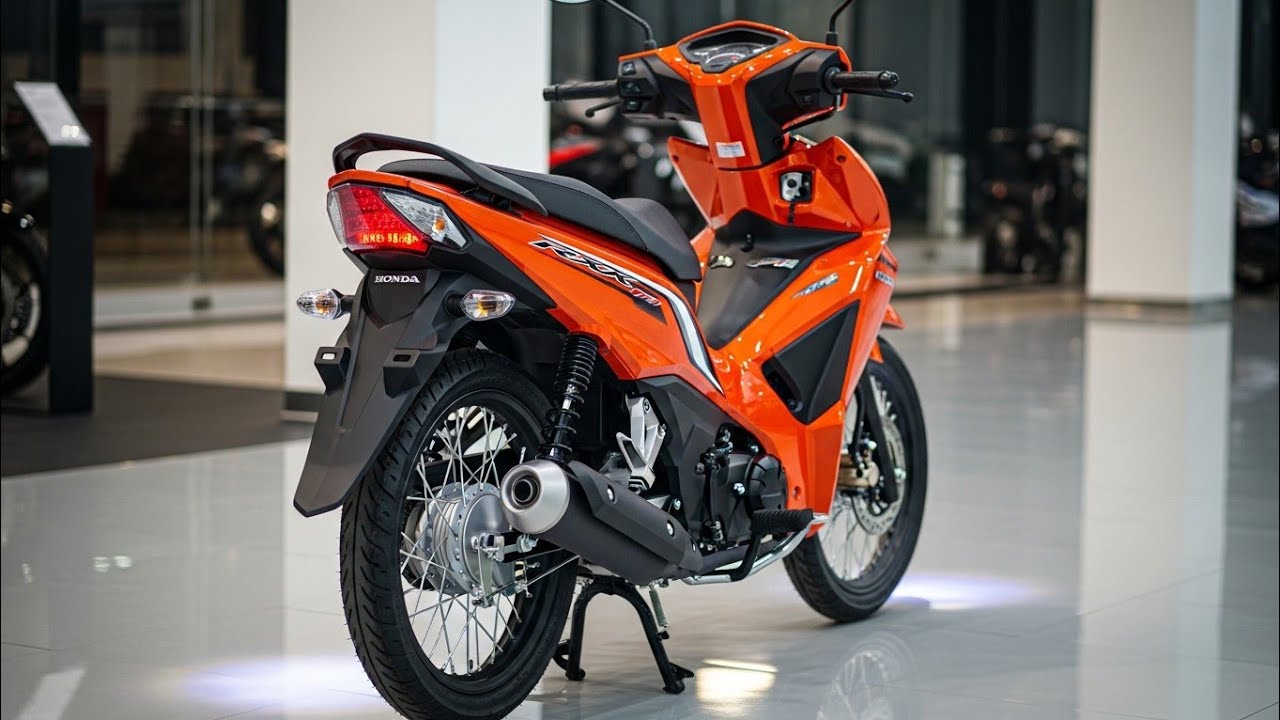New 2026 Honda Wave RSX 110 FI สีส้ม โฉมใหม่ ดีไซน์สปอร์ต ประหยัดแรง แรงเกินคาด