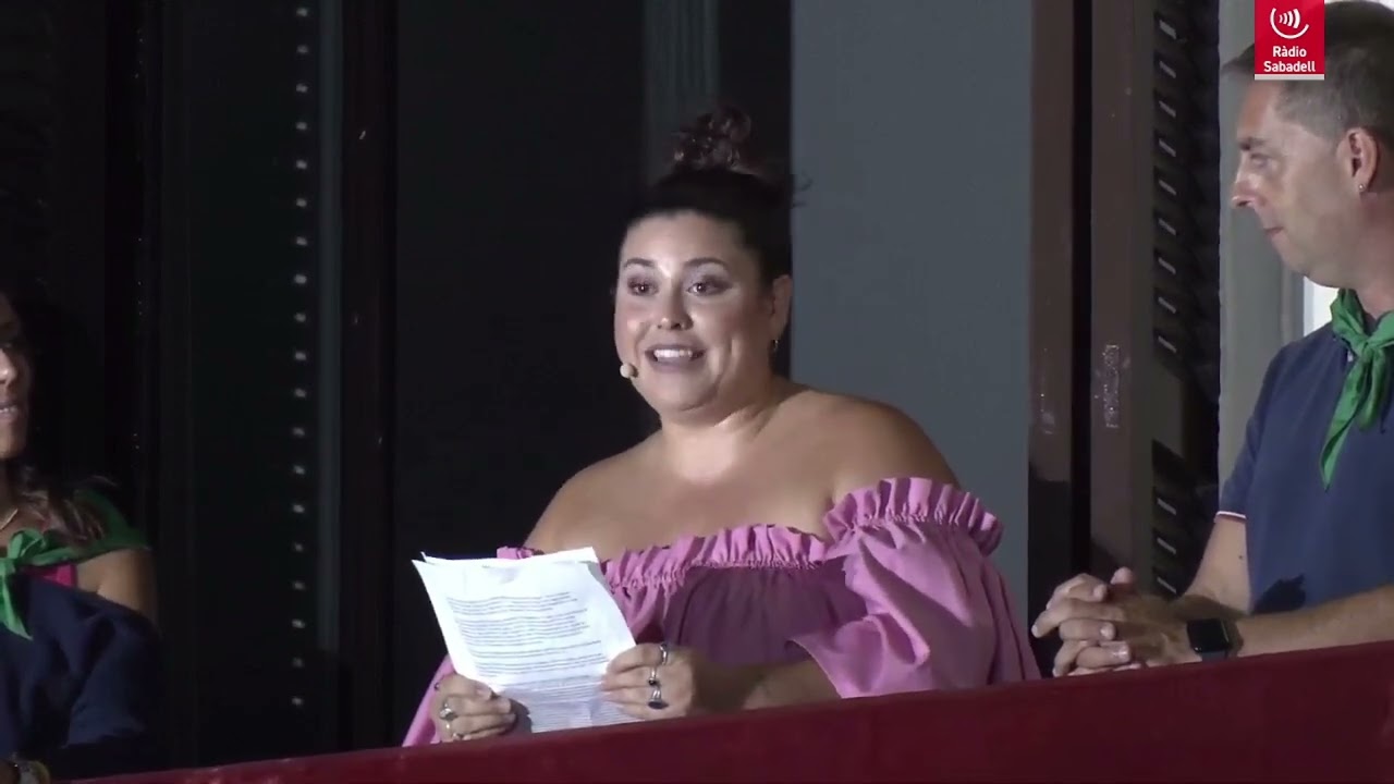 Pregó de Festa Major a càrrec de Mara Jiménez